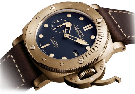 panerai bronzo blue dial